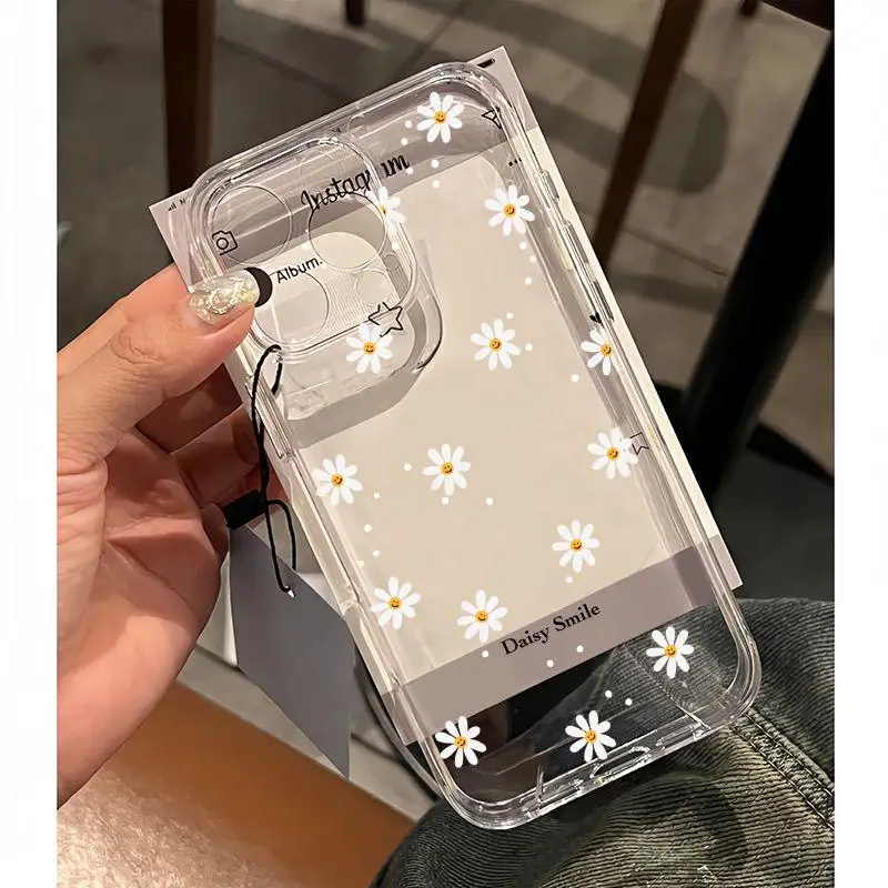 Funda Floral de crisantemo para Huawei Honor 90 Lite X9A 5G X7B X8B X9B Y9 Prime 2019 Nova 3i 5T 6 7 9 SE P40 Lite P30 Pro - imagen 2