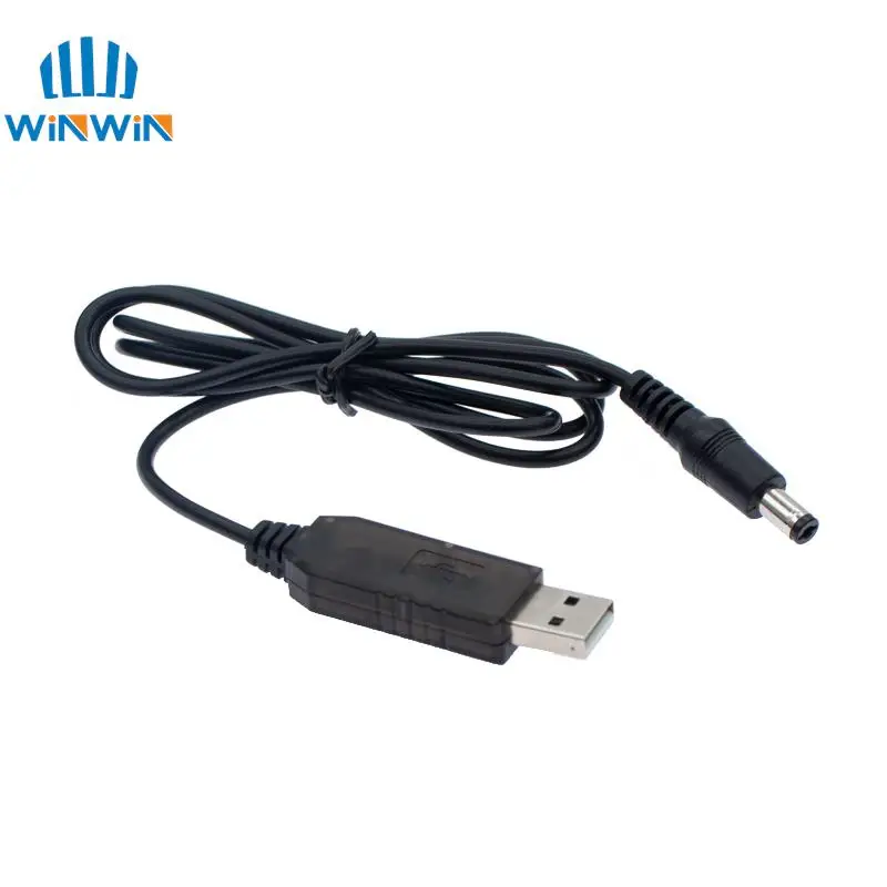 Línea de refuerzo de energía Usb, módulo elevador de CC de 5v a CC de 9v/12v, Cable adaptador convertidor Usb de 1M, enchufe de 2,1x5,5mm para arduino WIFI - imagen 5