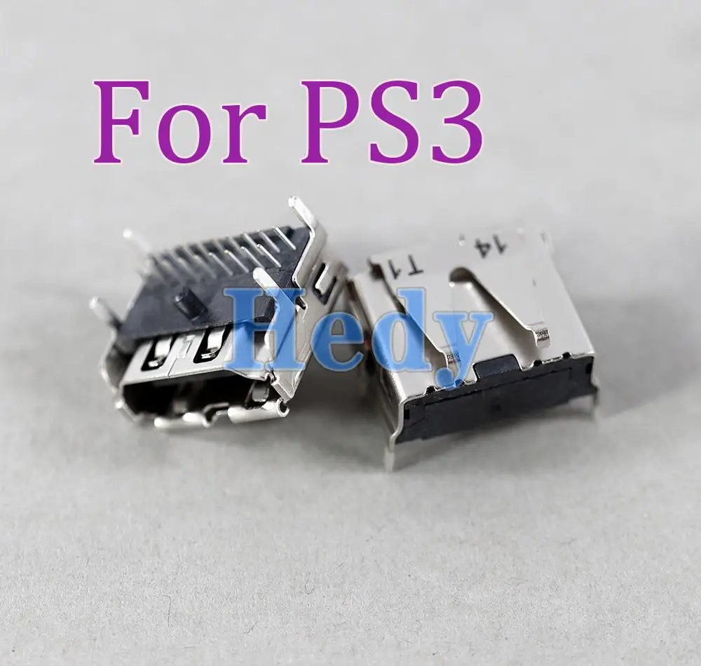 10 Uds Original nuevo para Playstation 3 conector de interfaz de enchufe compatible con HDMI para PS3 Slim CECH-3000 4000 3K 4K puerto