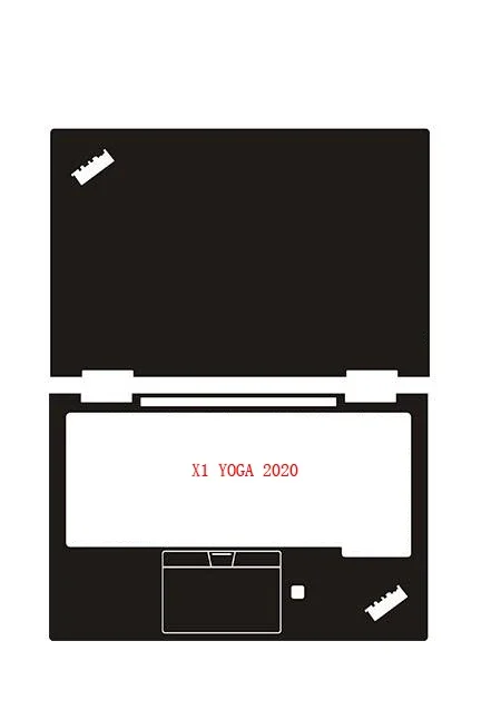 1xTop + 1x cubierta adhesiva de piel para reposamanos para Thinkpad T490 T495 T14 X1 YOGA 2021 2020 2019 2018 2017 2016 X220 E220S S220/L380 YOGA - imagen 2