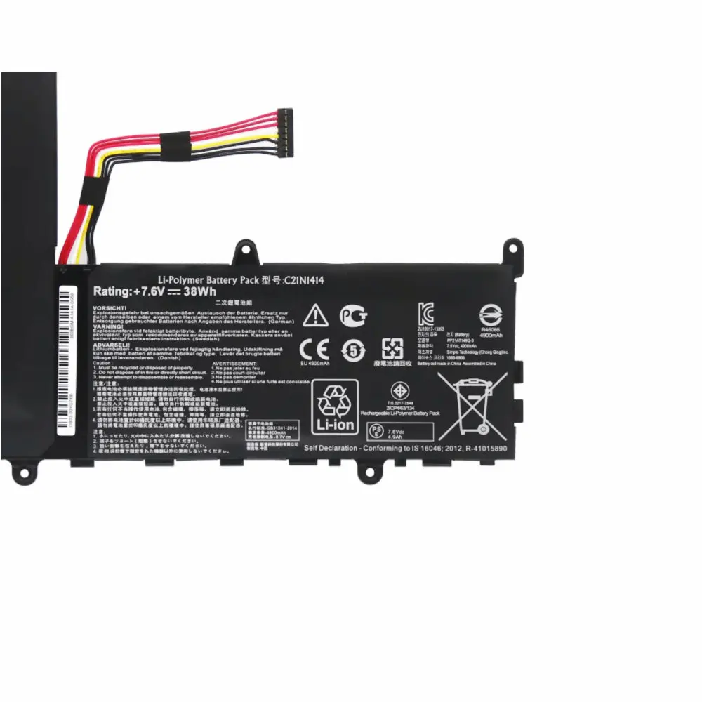 Nueva batería de ordenador portátil 7,6 V 38WH C21N1414 para Asus EeeBook X205T X205TA X205TA-BING-FD015B serie 11,6" - imagen 2