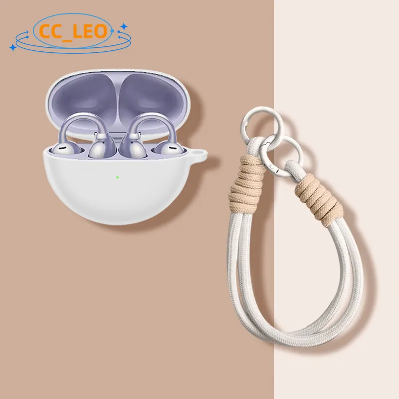 Funda con Clip para auriculares Honor Choice, funda suave de silicona adecuada para Honor Choice, funda protectora con Clip para auriculares, colgante con cordón