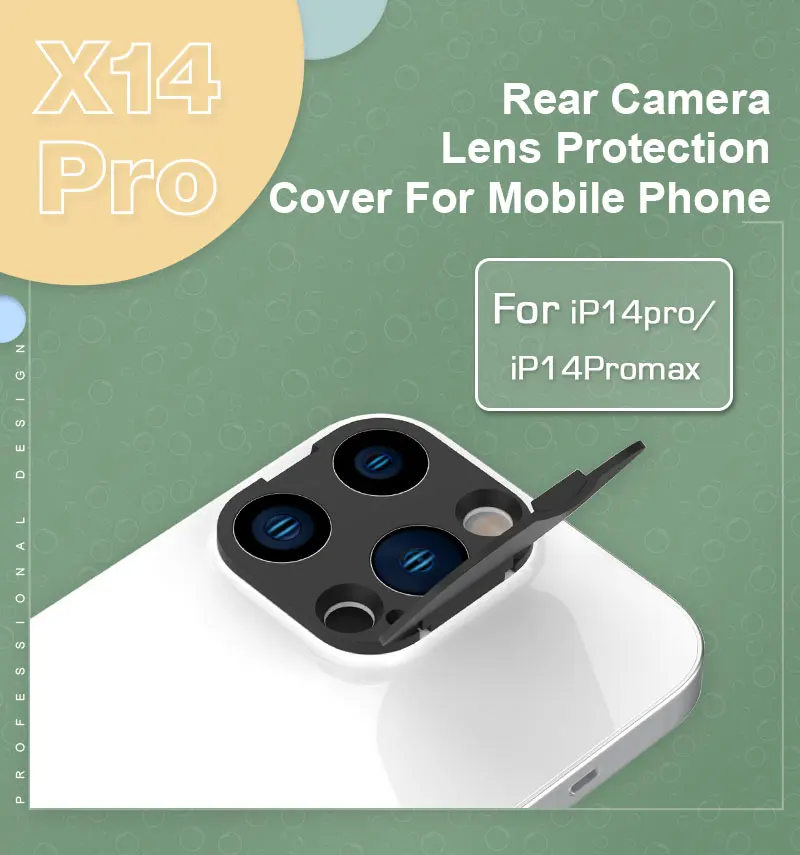 Protector de lente de cámara trasera completa para teléfono móvil, cubierta adhesiva de cámara trasera, 3M, para IPhone 14, 13, 12, 11 Series - imagen 5