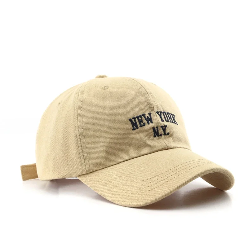 Gorra de béisbol de algodón para hombre y mujer, gorro con bordado de Nueva YORK, informal, Snapback, de verano, Unisex - imagen 5
