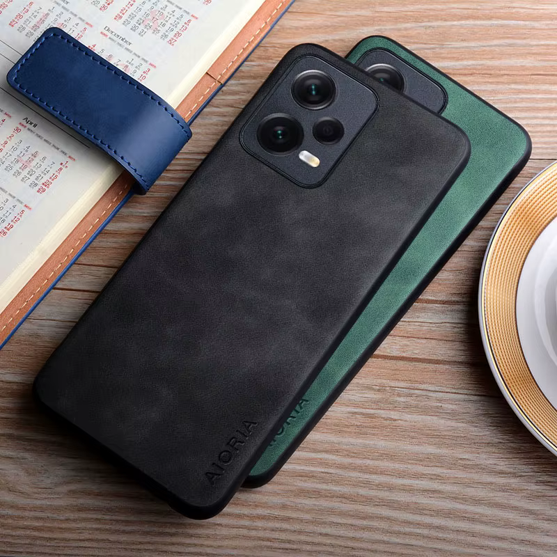 Funda de cuero pu para Redmi Note 12 Pro Plus 12S 4G 5G, tacto suave, premium, duradera