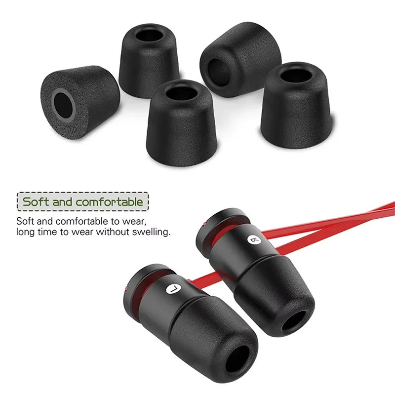 Nuevas y cómodas almohadillas para los oídos de espuma viscoelástica con aislamiento de ruido, orejeras de silicona para auriculares KZ, accesorios - imagen 2