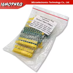 20 valores * 10 Uds = 200 Uds 0410 1/2W inductancia de anillo de Color 1UH ~ 4,7MH Kit surtido de inductores DIP