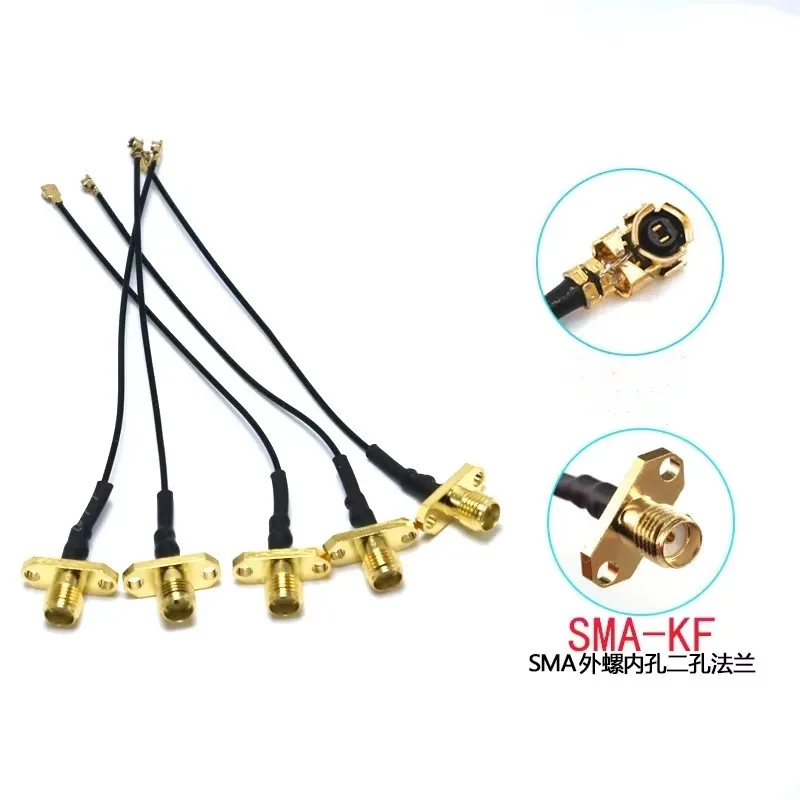 Antena WiFi Pigtail de 5 piezas, Cable SMA hembra para montaje en Panel a Ufl./IPX RF1.13, Cable para Dron FPV RC modelo multicóptero - imagen 2
