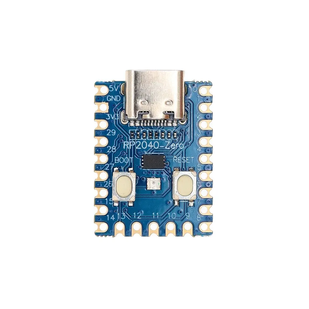 TENSTAR-Placa de desarrollo RP2040-Zero RP2040 para microcontrolador Raspberry Pi PICO, módulo de doble núcleo, 2MB Flash - imagen 4