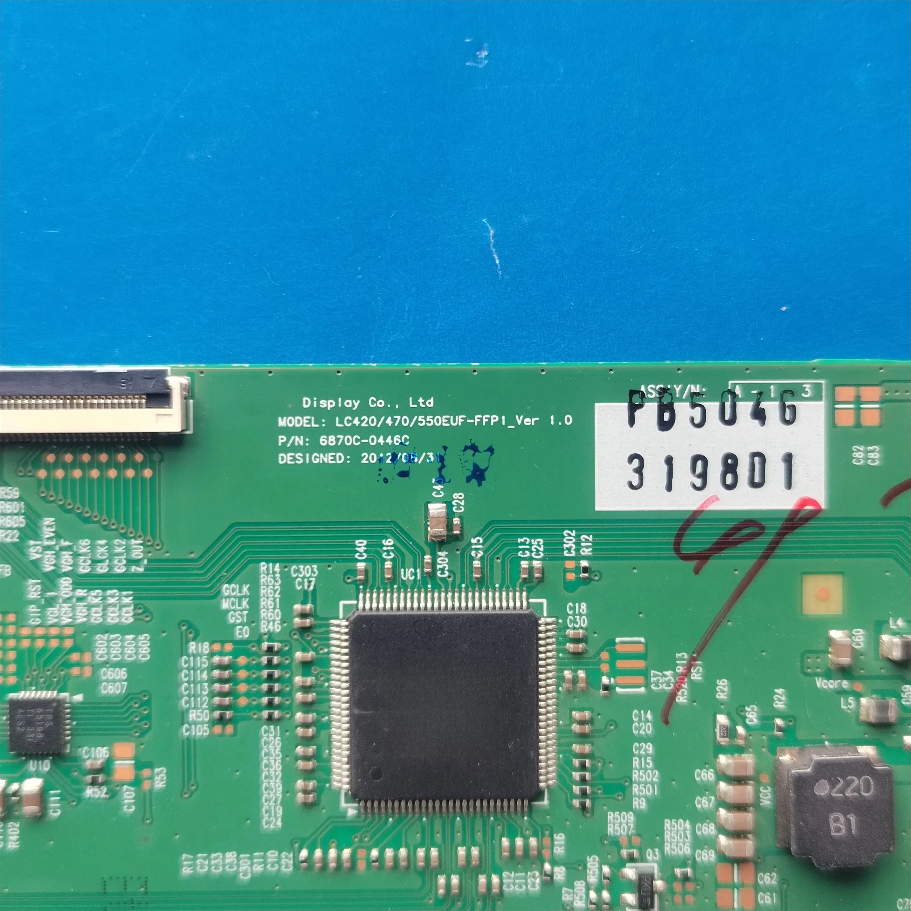 Placa lógica de T-CON, 6870C-0446C, 6871L-3198D, LC420/470/550EUF-FFP1, se adapta a KDL-42W800A, KDL-42W807A, KDL-47W800A, KDL-47W802A - imagen 4