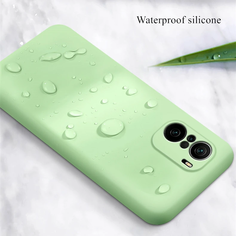 Para Xiaomi Poco F3 funda para Xiaomi POCO F3 M3 X3 NFC Pro Redmi Note 10 Pro 9T 9S 9A funda protectora suave de silicona líquida - imagen 2