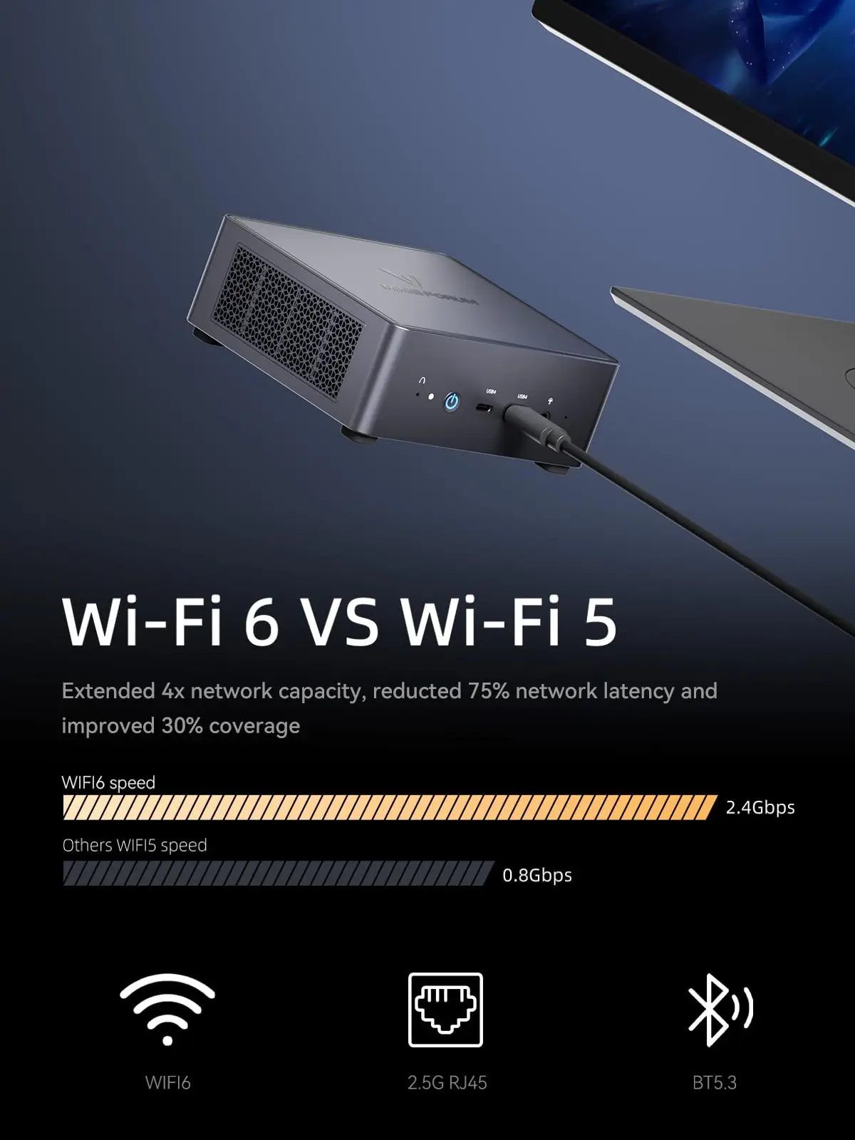 MINISFORUM UM790 Pro Ryzen 9 7940HS Mini PC Gaming DDR5 USB4 - imagen 2