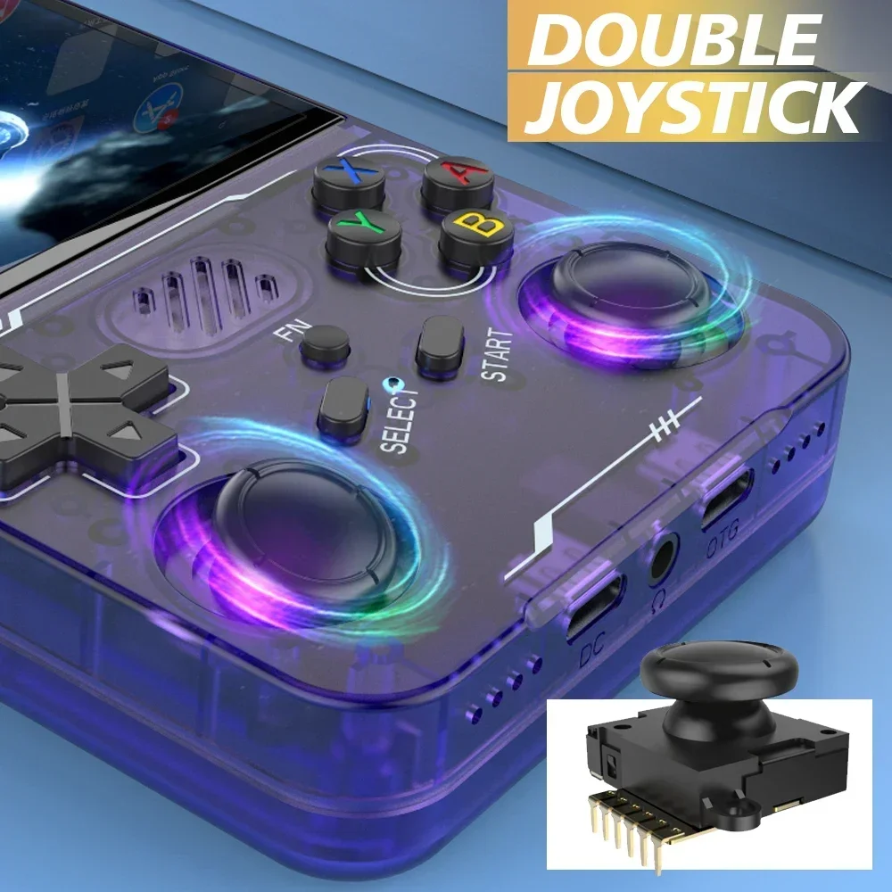 BOYHOM 256G R36XX consolas de juegos portátiles reproductor de vídeo 3,5 pulgadas IPS 640*480 pantalla reproductor de juegos Retro 3000 mAh128G/64G juegos - imagen 3