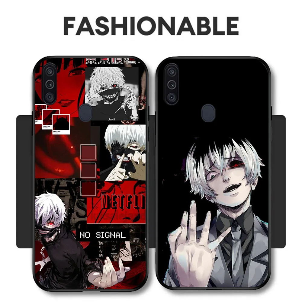BD-62 Tokyo Ghoul funda negra para Samsung A11 A30 M20 A9 A20 A10S A40S M21 M30 A20S M30S - imagen 2