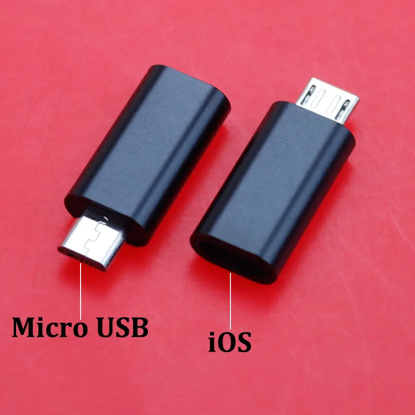 Adaptador de conector Micro USB IOS tipo C, convertidor de Cable de carga macho a hembra para iPhone, Xiaomi, Samsung, S8, Huawei, IPad - imagen 5