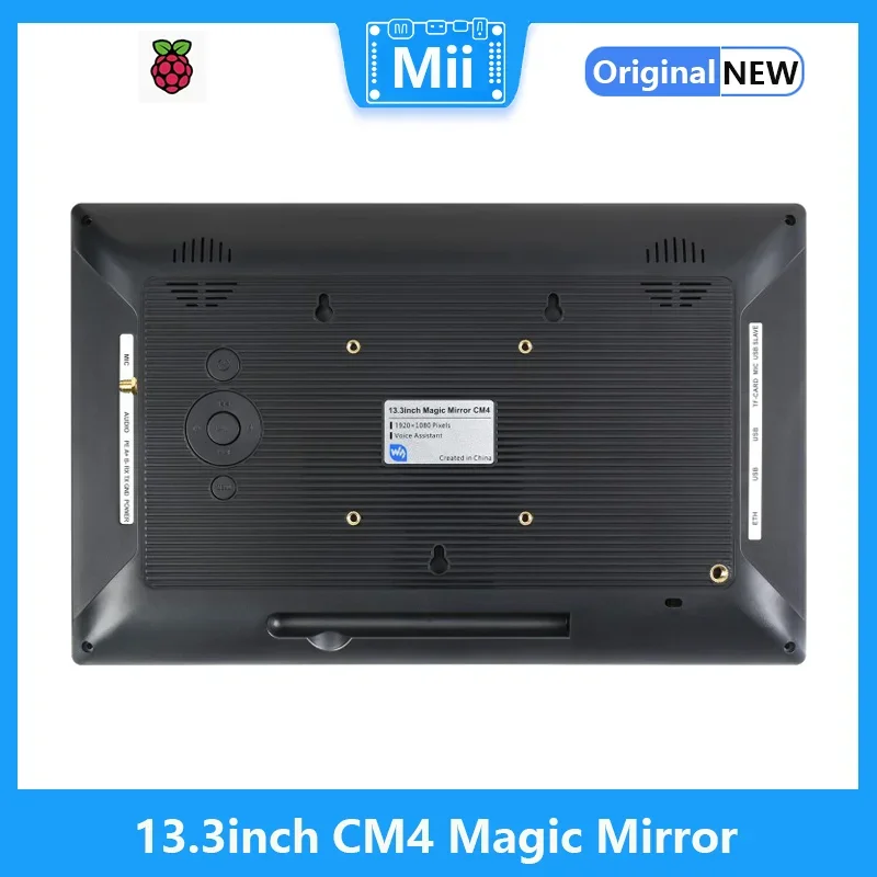 Waveshare Espejo mágico CM4 de 13,3 pulgadas, compatible con pantalla táctil Raspberry Pi CM4/chat por voz/pantalla táctil capacitiva - imagen 5