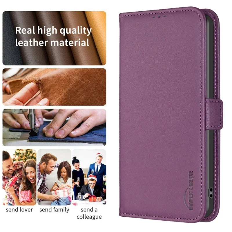 Cartera de negocios con ranura para tarjetas, Funda de cuero con tapa magnética para iPhone 17 Pro Max 16e 15 14 Plus 13 12 11 X SE4, funda de libro con tarjetero - imagen 3