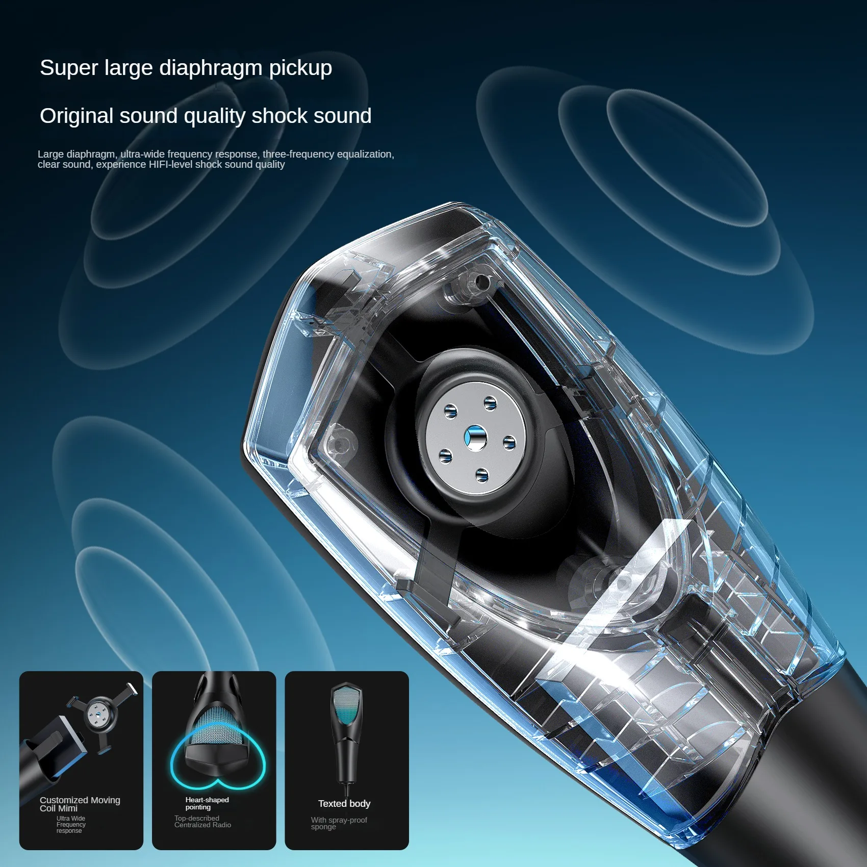 Nuevo Micrófono de condensador USB vertical de escritorio, micrófono para juegos, RGB, ordenador, teléfono móvil, micrófono Simple en vivo - imagen 4