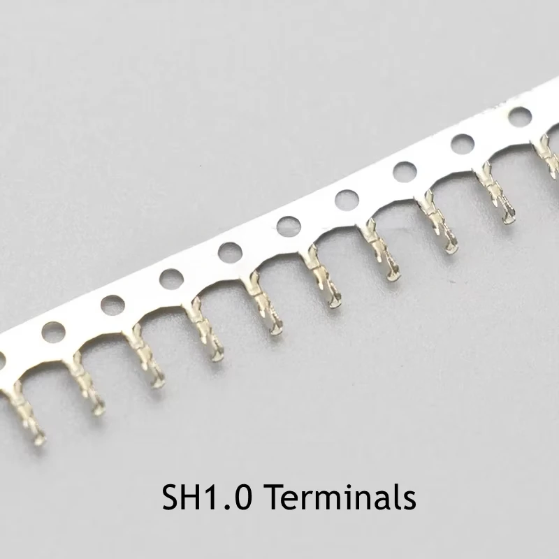 10 juegos de conector JST SH1.0, paso de 1,0mm, enchufe Horizontal SMT + carcasa + terminales 2P 3P 4P 5P 6P 7P 8P 9P 10P 11P 12P - imagen 4