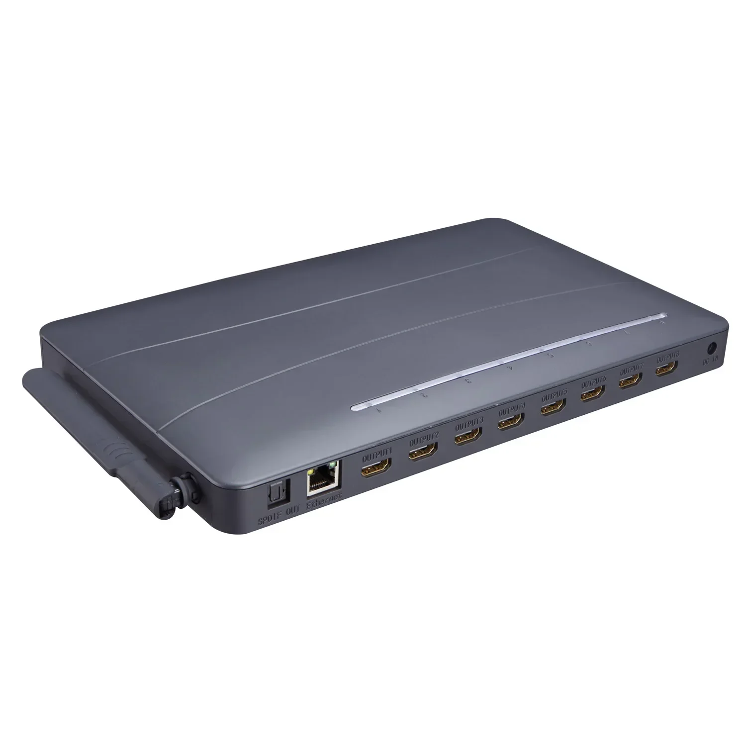 Caja de Streamer de vídeo 4K 1080p, reproductor Multimedia de 8 canales, divisor HDMI, USB U, reproductor de disco Flash para tiendas de TV - imagen 2