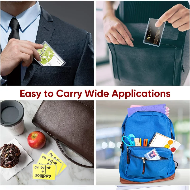 Fundas protectoras transparentes de PVC para tarjetas deportivas de baloncesto coleccionables, funda porta tarjetas de juego 35PT de 3x4 pulgadas - imagen 4