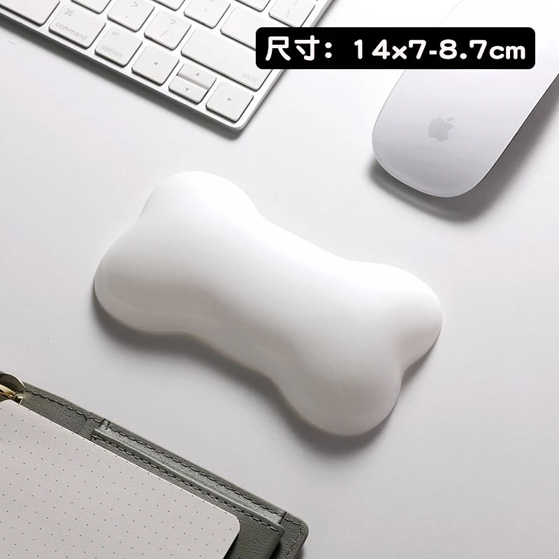 Alfombrilla de ratón bonita, soporte para reposamuñecas, alfombrilla de ratón ergonómica de silicona antideslizante para suministros de oficina, accesorios de decoración de escritorio - imagen 3