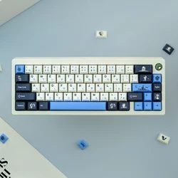 Set Keycaps PBT Perfil Cherry GMK Medianoche – Sublimación