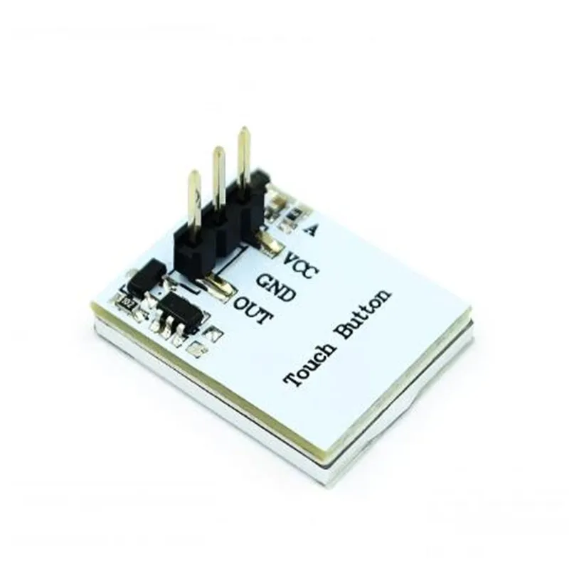 Módulo de botón de Interruptor táctil capacitivo RGB, Color verde, azul, rojo y amarillo, módulo de 2,7 V a 6 V, antiinterferencias, serie HTTM fuerte - imagen 5