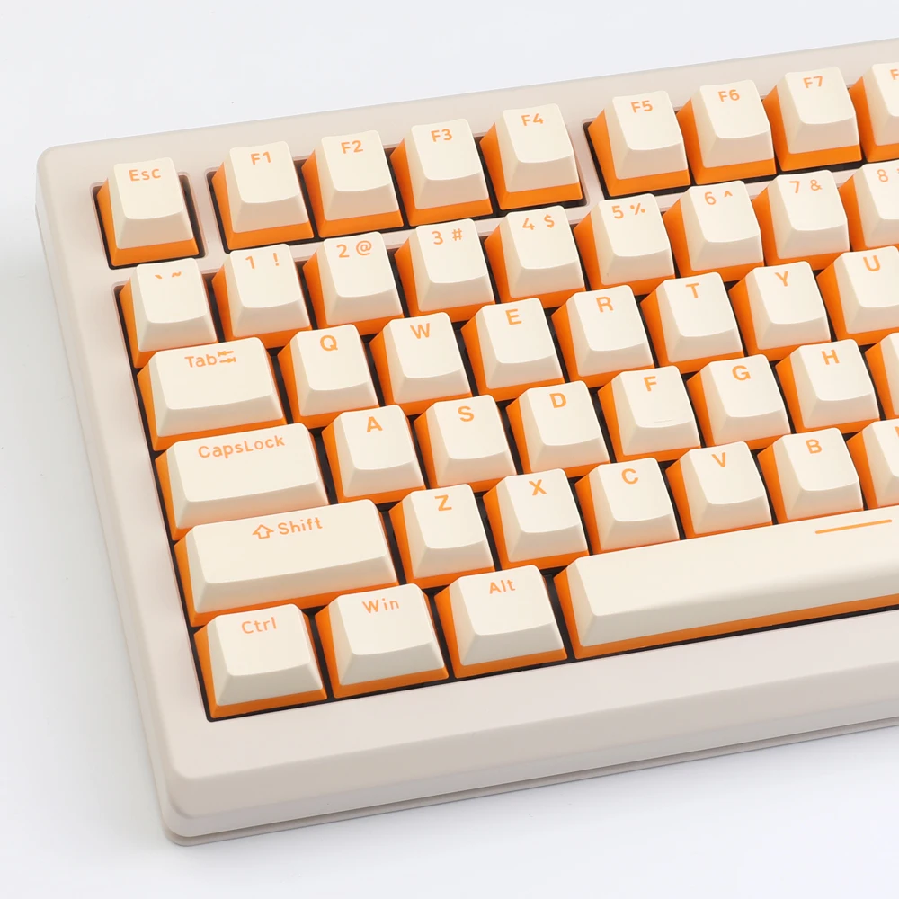 Teclas Pudding de 117 teclas, perfil OEM, PBT, doble disparo, teclado con 1.25u, 1.75u, cambio ISO Enter - imagen 2