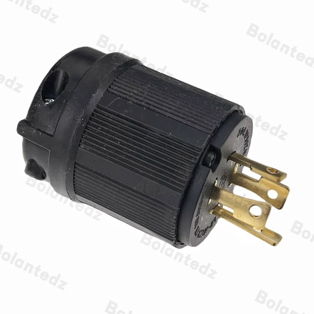 Negro UL 20A 250V NEMA L14-20P L14-20R US receptáculo bloqueado enchufe industrial Panel enchufe América 4 polos conector con cable - imagen 3