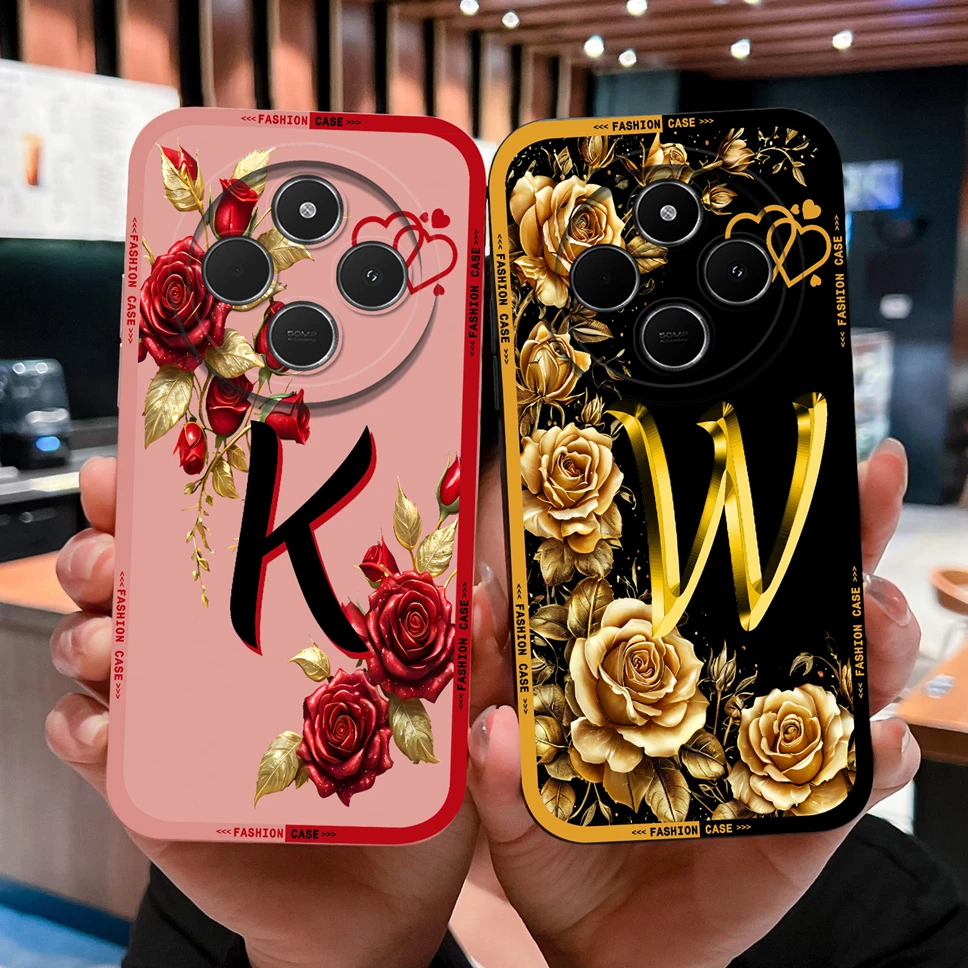 Funda para Redmi 14C 14R / Xiaomi Poco C75 4G 5G letras creativas Funda de teléfono suave de alta calidad para Redmi14C 14R / Poco C 75