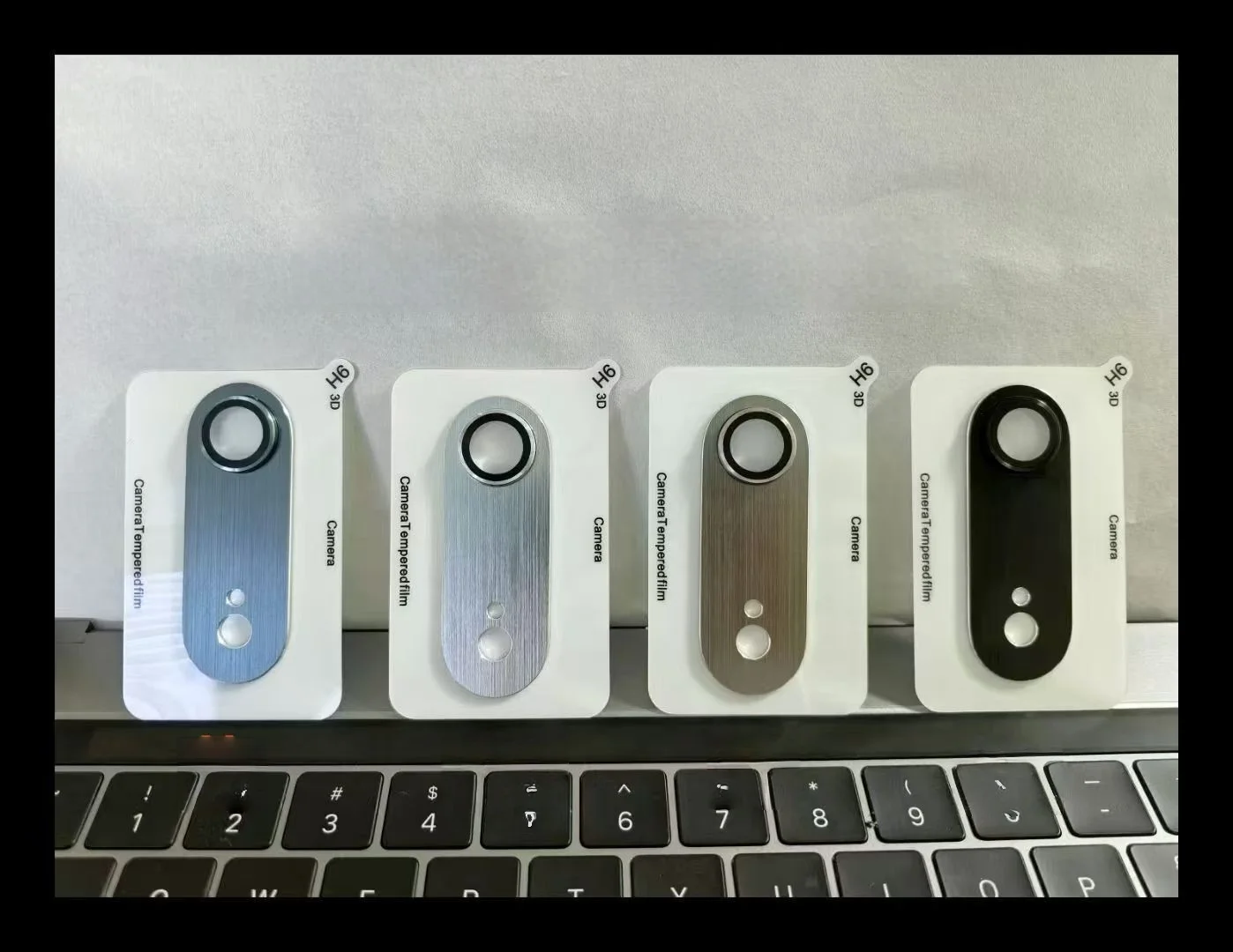 Nuevo estilo Protector de cámara de cubierta completa para IPhone 17 lente de aire protectora de Metal + tapa de vidrio templado para IPhone 17 Air