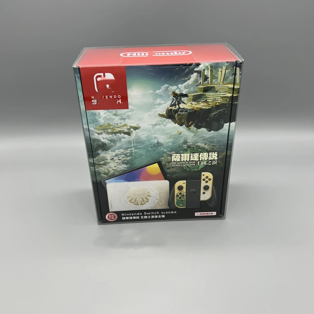 Protector de caja transparente para OLED The Legend of Zelda/Switch NS, cajas de recolección, almacenamiento TEP, carcasa de juego, estuche de exposición transparente - imagen 2