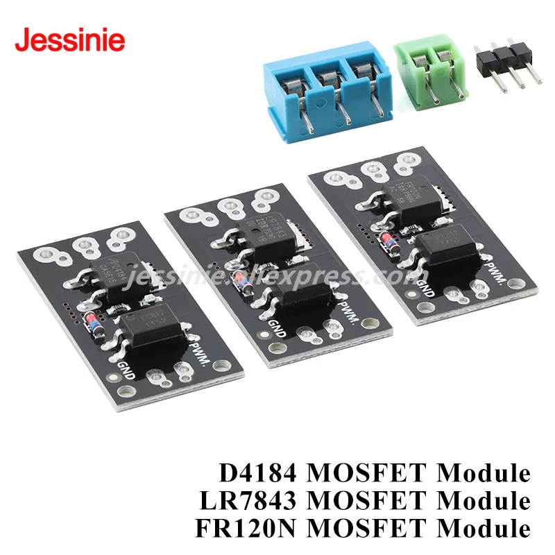 1-5 uds FR120N LR7843 AOD4184 D4184 módulo MOSFET MOS tubo FET aislado reemplazar relé 100V 9.4A 30V 161A 40V 50A placa PWM velocidad