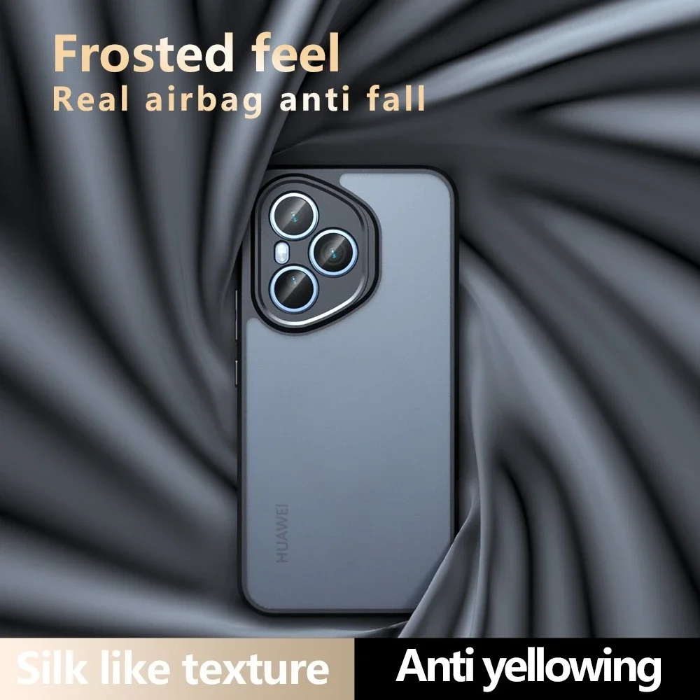 Para Honor 400 400 Pro versión Global funda a prueba de golpes piel esmerilada sensación mate PC + TPU cubierta transparente antihuellas