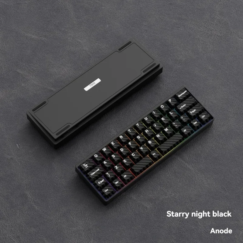 Teclado inalámbrico KM40, diseño 40%, personalizado, intercambiable en caliente, Bluetooth, triodo, junta tórica, teclados mecánicos de aluminio para juegos y oficina - imagen 5