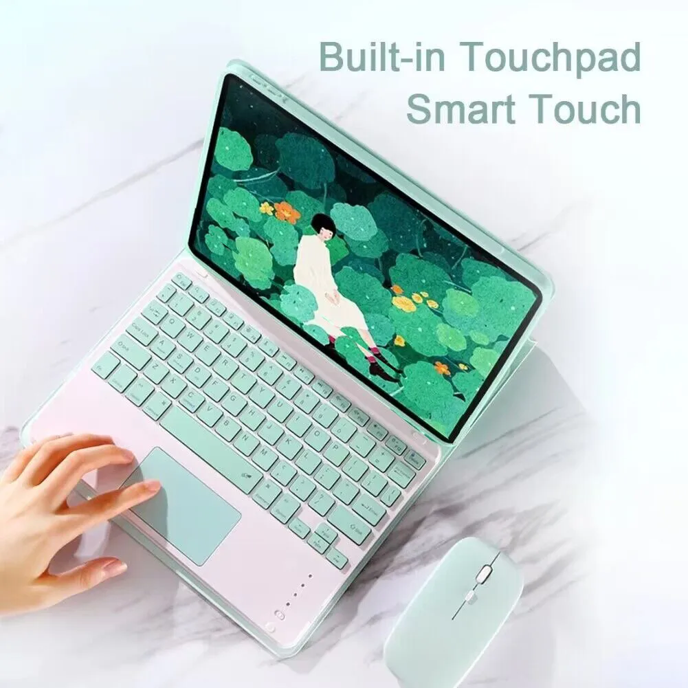 Funda con teclado con panel táctil para Xiaomi Pad 8 Pad8 Pro 11,2 2025 Pad7 7 Pro 11,2 6 5Pro 11 Redmi Pad2 11 "SE 11 pulgadas funda Bluetooth - imagen 3