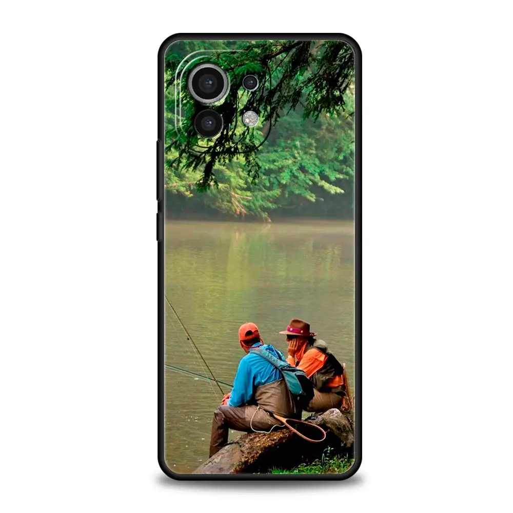 Funda de teléfono para Xiaomi Mi 15 14 14T 13T 12T Pro 12 13 11 Lite 5G 11T X6 X5 Pro funda suave de TPU para pesca - imagen 4
