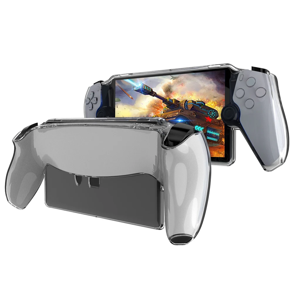 Funda de controlador de consola de juegos de TPU, piel a prueba de golpes, transparente, anticaída, lavable, antihuellas para Sony Playstation Portal - imagen 2