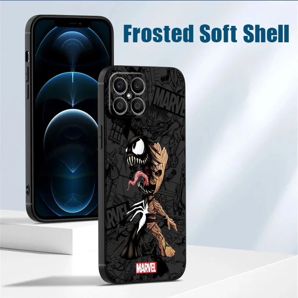 Funda de silicona para Honor Magic4 Magic5 Pro 70 90 Lite X7 X6 4G 20 X8a 4G X9a 5G 8X X8 X6a 4G 70 bolsa Marvel Groot Baby - imagen 4