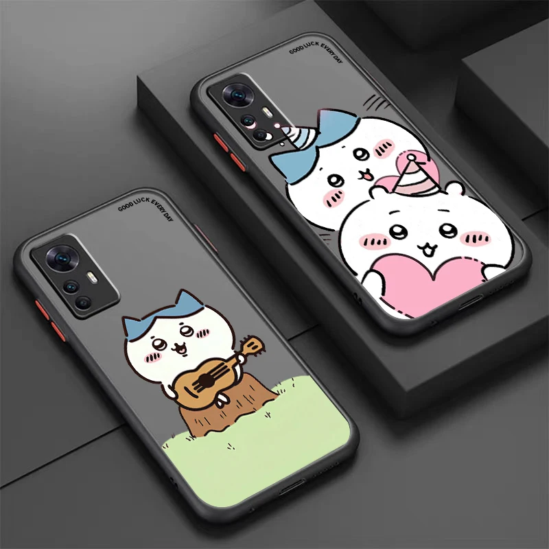 Funda de teléfono suave de dibujos animados c-chiikawas u-usagis para Xiaomi Mi 13 12 12T 11T 11 11i 10T 10 9T Pro Lite Ultra 5G - imagen 3