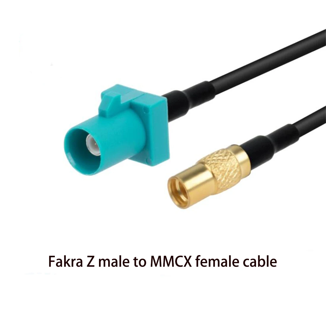 1 unidad Fakra Z macho hembra agua azul a MMCX enchufe Jack recto/RA Cable adaptador RG174 15cm 6 pulgadas/30cm/50cm venta al por mayor nuevo - imagen 4