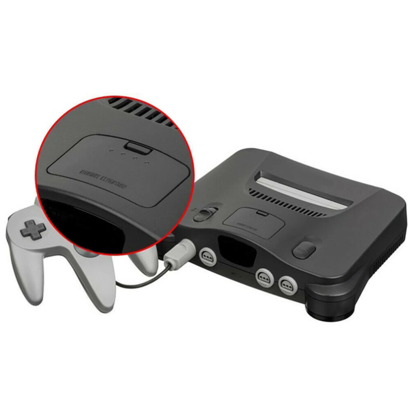 10 unids/lote pieza de reparación Jumper Pak cubierta de puerta de expansión de memoria piezas de repuesto para accesorios de consola de juegos Nintendo 64 N64 - imagen 4