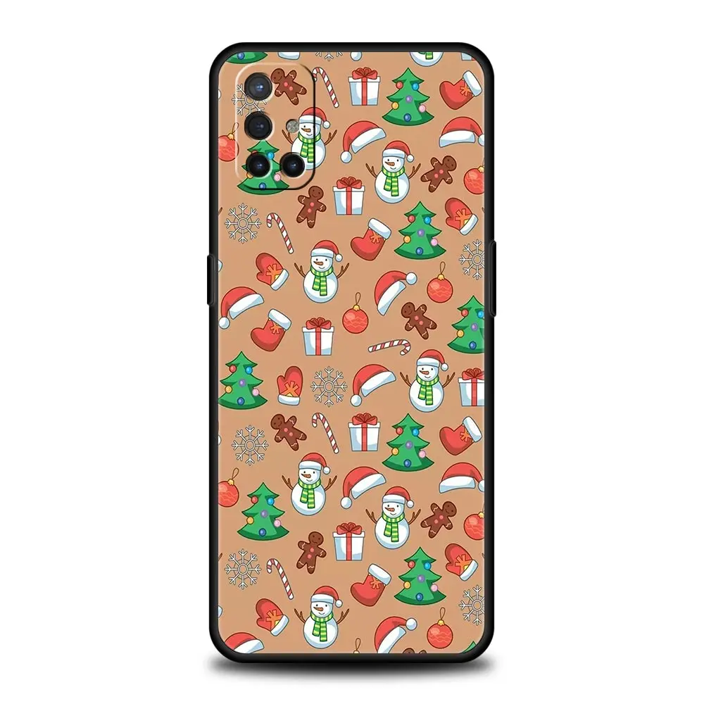 Funda de teléfono navideña de dibujos animados para OnePlus 13 12 11 10 9 8 7T Pro 13R 12R 10R 9RT 8T Nord N200 N30 2T CE 2 3 5G Lite funda suave - imagen 5