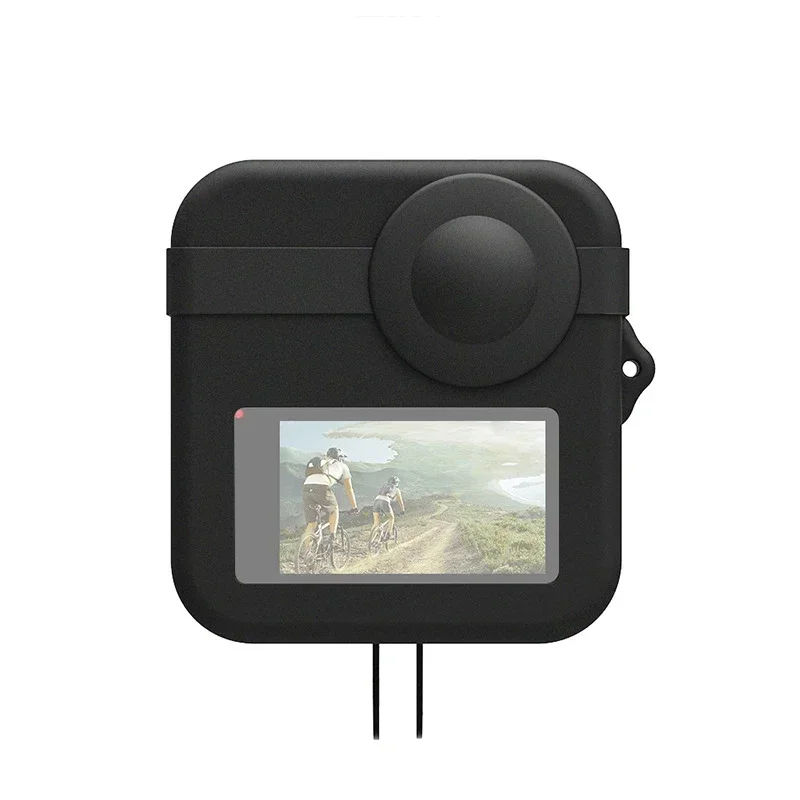 Para Gopro Max Body funda protectora de silicona cubierta de lente cubierta antipolvo accesorios de Cámara de Acción - imagen 5