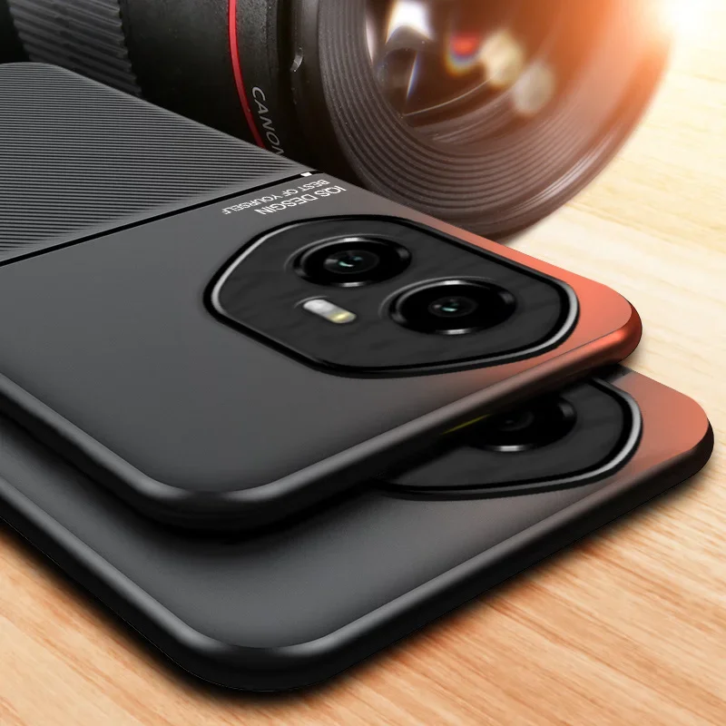 Funda de teléfono con textura magnética para coche, funda trasera protectora de silicona suave a prueba de golpes para Honor 400 Pro, para Huawei Honor 400 Lite - imagen 3