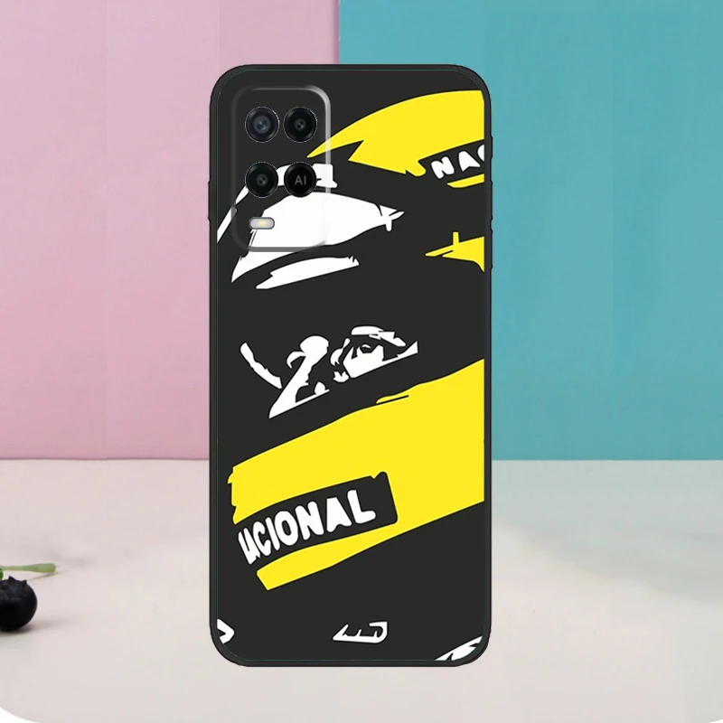 Ayrton Senna para OPPO A57 A77 A17 A16 A15 A54 A74 A94 A52 A72 A5 A9 A53 A91 A93 A76 A96 A58 A78 A98 - imagen 5