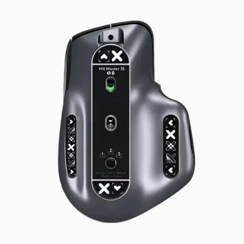 Patines de ratón de cristal para Logitech MX Master 3/3s, almohadillas para pies de ratón, accesorios para ratón con borde curvo 2.5D, suaves y duraderos