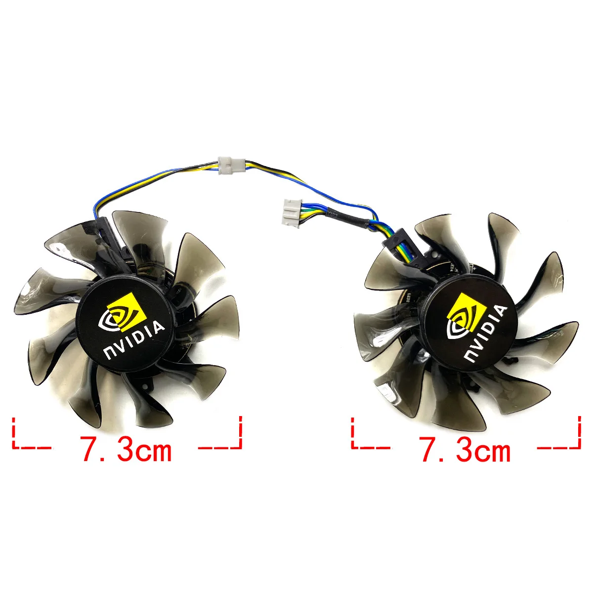 Nuevo para MANLI LEADTEK GeForce GTX1060 P106 Gallardo ventilador de repuesto para tarjeta gráfica T 128015 SH - imagen 3