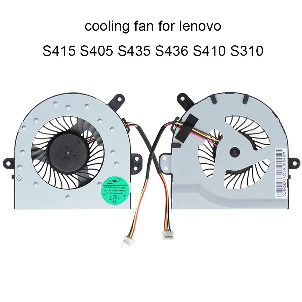 Ventiladores de ordenador para Lenovo Ideapad, ventilador de refrigeración de CPU DC28000BZD0, S405, S415, S435, S436, S310, S410, S300, S400, S400U